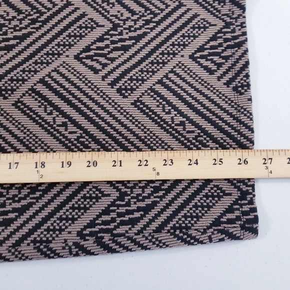 Olivia Blu Geometric Stretch Skirt Women Size Small Textured - Picture 6 of 12